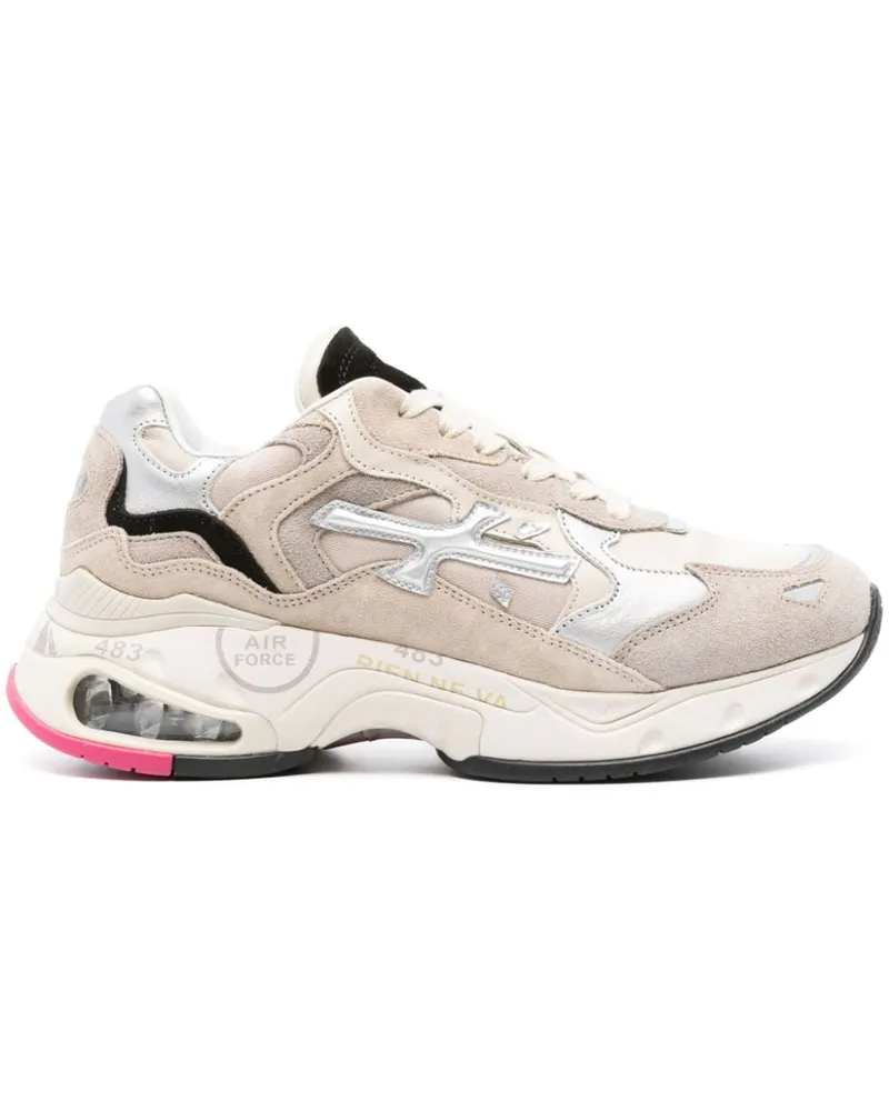 Premiata Sharky Sneakers mit Logo - Nude Nude
