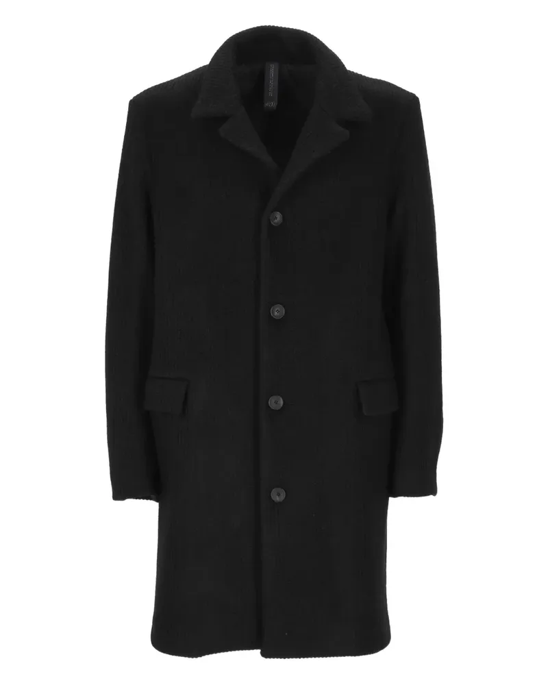 HOSIO buttoned coat - Schwarz Schwarz