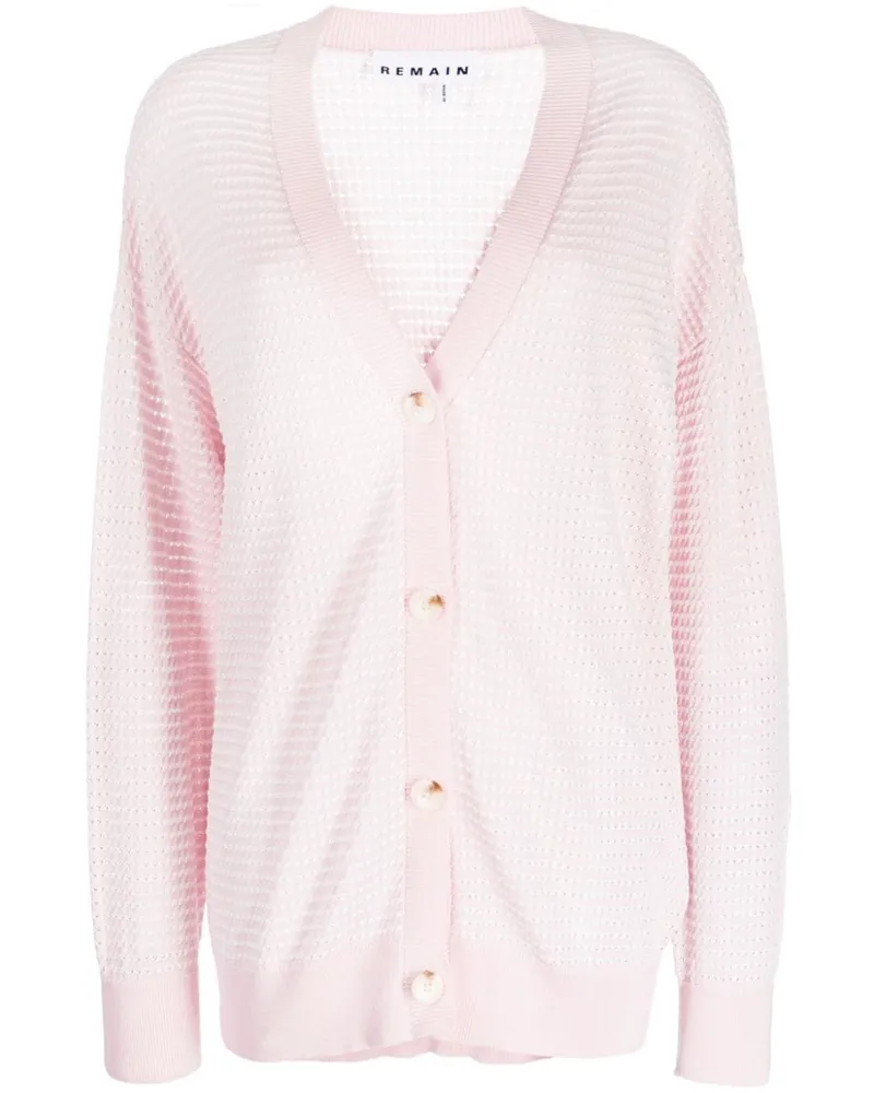 REMAIN Offener Cardigan Rosa