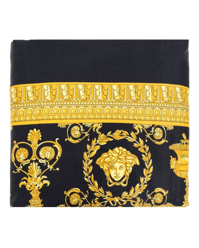 Versace Bettbezug mit Barocco-Print - Schwarz Schwarz