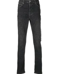 ksubi Halbhohe Tapered-Jeans Grau