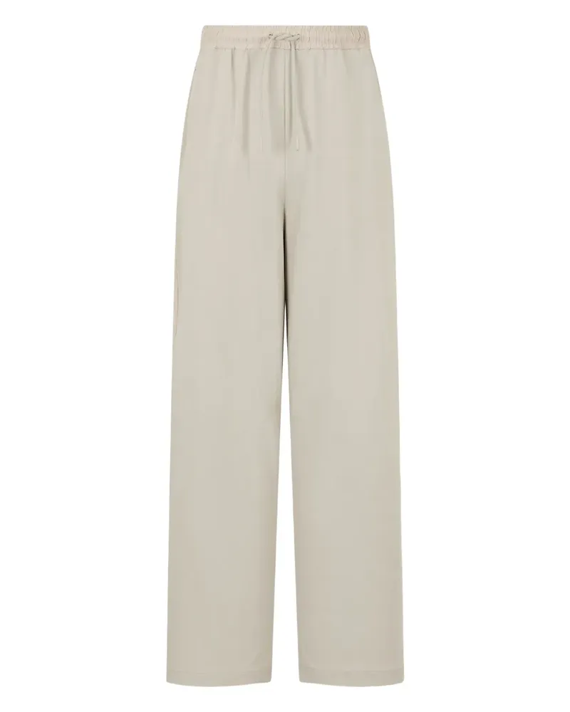 STUDIO TOMBOY Weite Hose mit elastischem Bund - Silber Silber