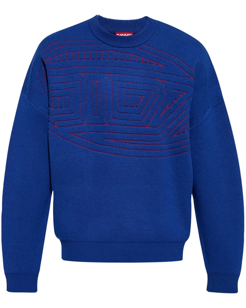 Diesel K-ratio Pullover Blau