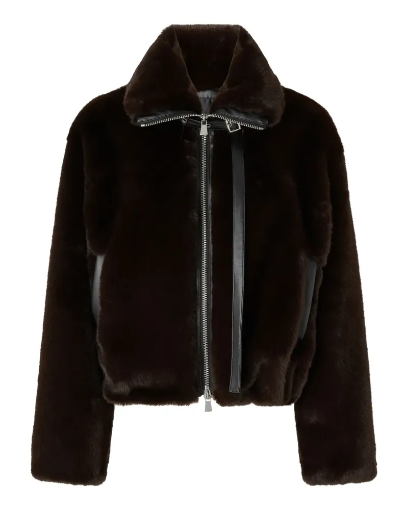 Pinko Bomberjacke mit Reißverschluss - Braun Braun