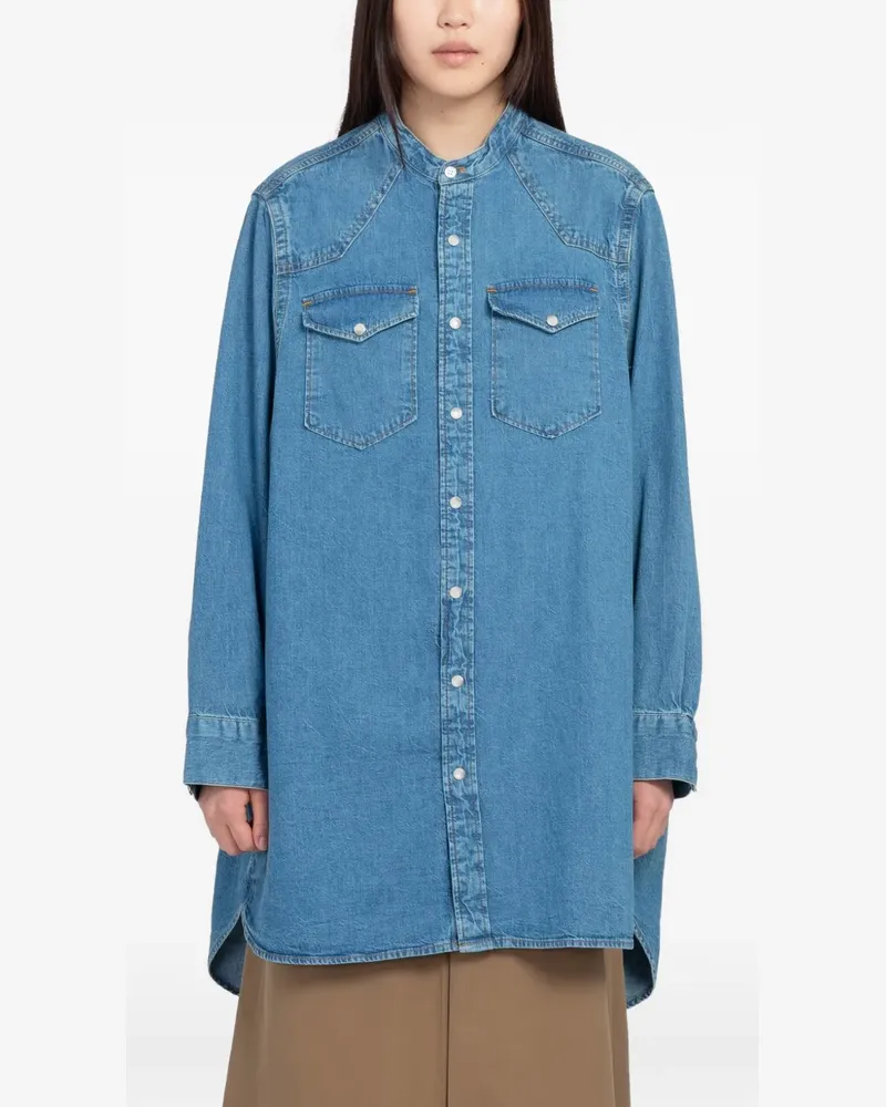 Filippa K Western shirt dress - Blau Blau