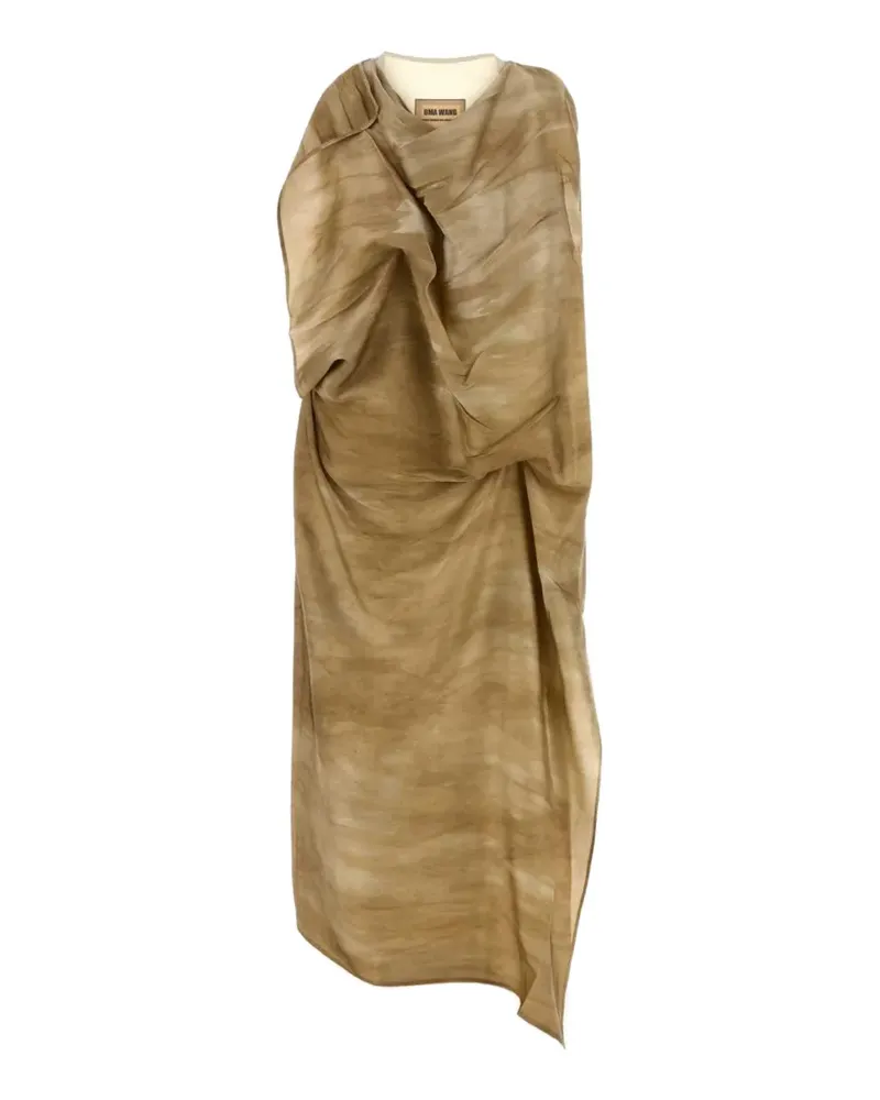 Uma Wang Alex Kleid mit Print - Braun Braun