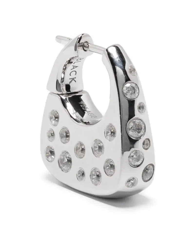 Maria Black Tote Flash earring - Silber Silber