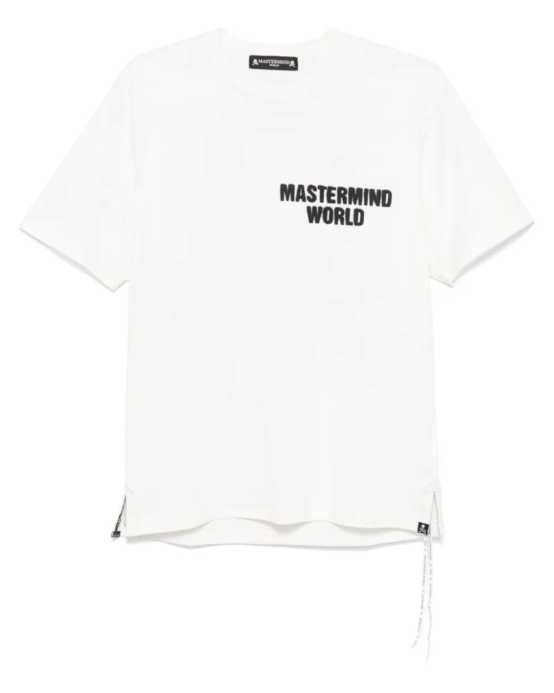 Mastermind World T-Shirt mit Logo-Print - Weiß Weiß