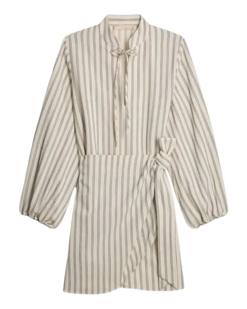 Vanessa Bruno Gloriosa striped midi dress - Nude Nude