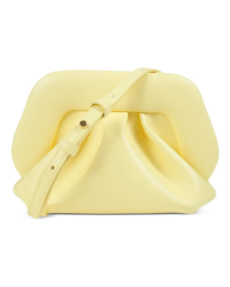 THEMOIRÈ Kleine Bios Clutch mit Raffung - Gelb Gelb