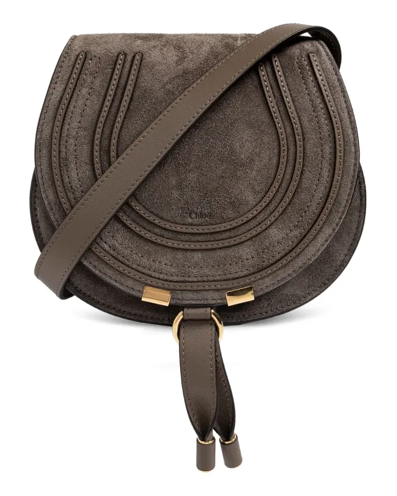 Chloé Kleine Marcie Schultertasche - Grau Grau