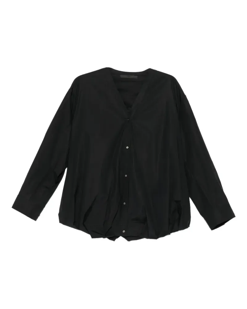 JNBY Bluse mit V-Ausschnitt - Schwarz Schwarz