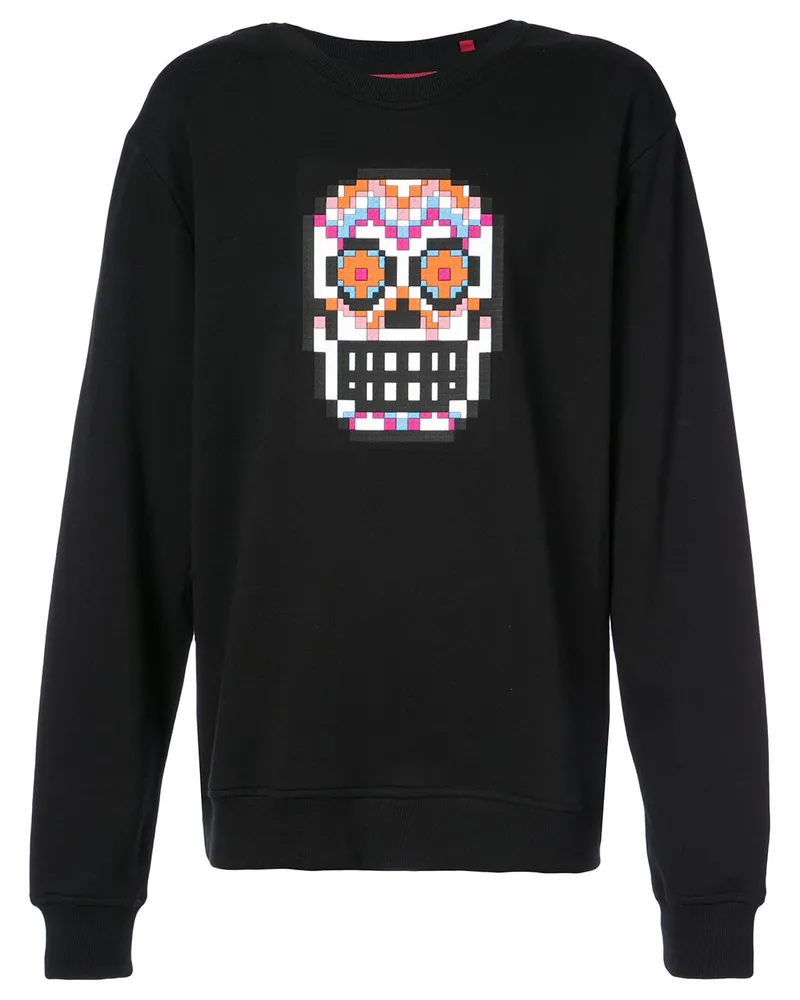 Mostly Heard Rarely Seen Muertos Skull' Sweatshirt Schwarz