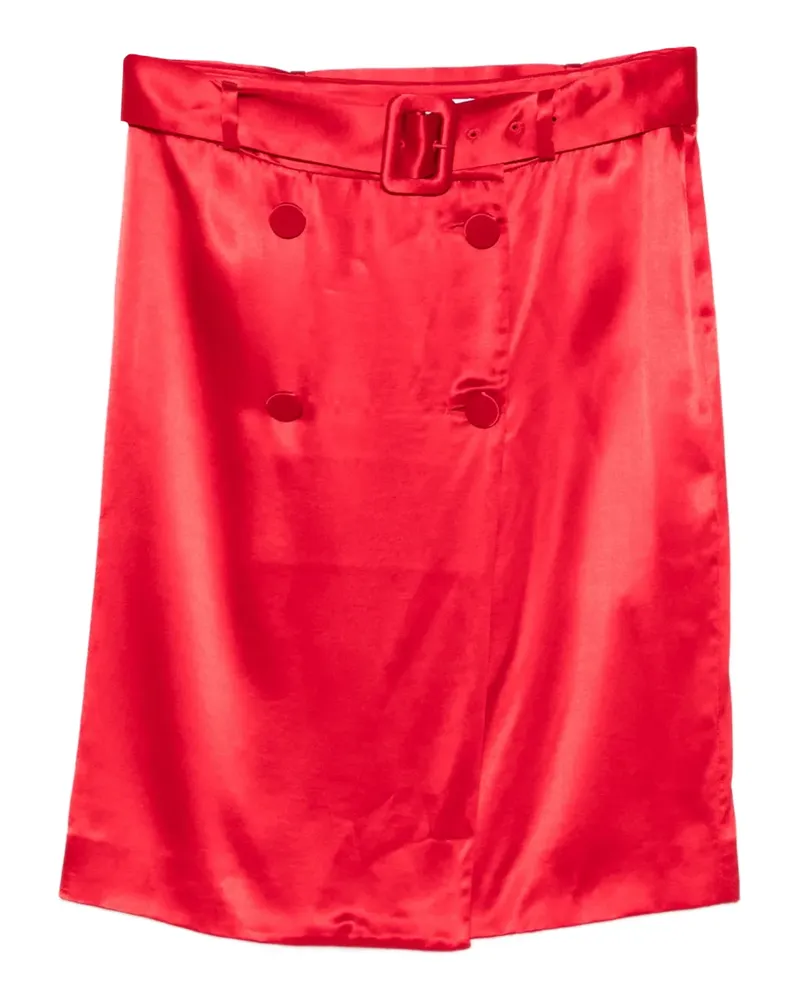 Ferragamo Midirock mit Knöpfen - Rot Rot