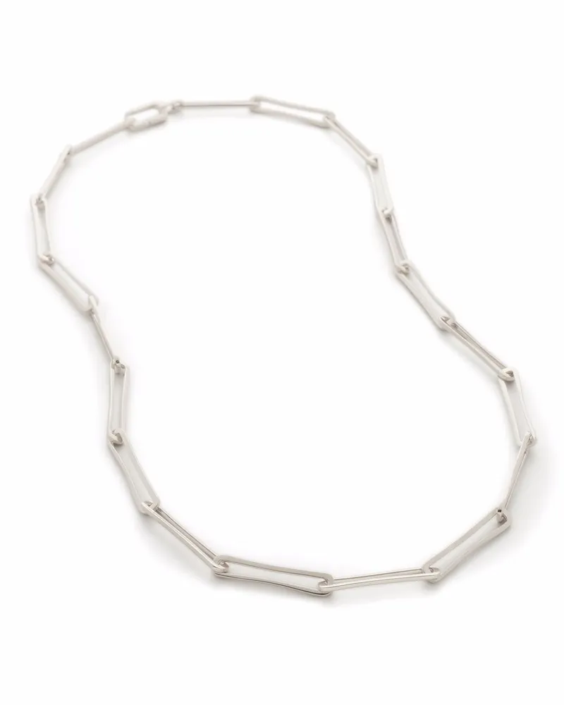 Monica Vinader Alta Halskette - Silber Silber