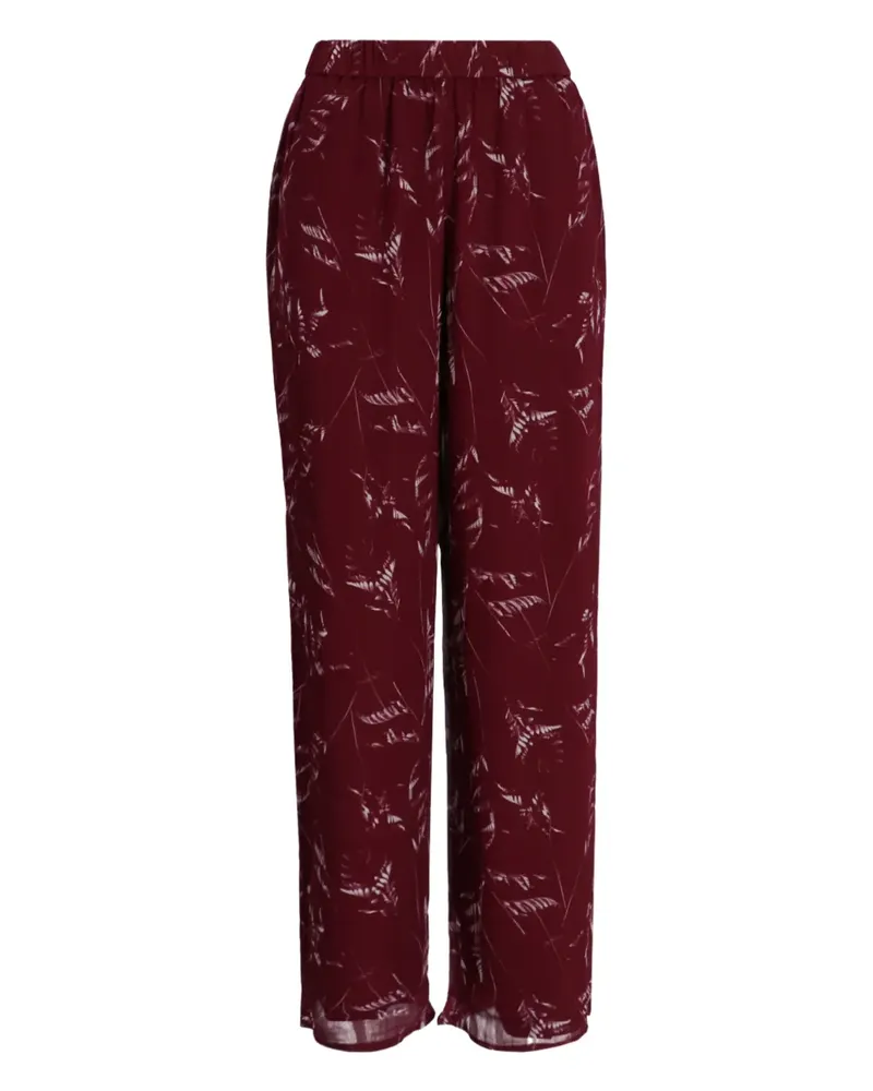 Armani Exchange Hose mit Print - Rot Rot