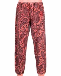 Aries Hose mit Paisley-Print Rosa