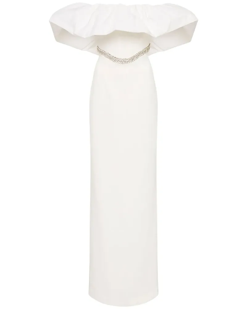 Rebecca Vallance Abendkleid mit Rüschen - Weiß Weiß