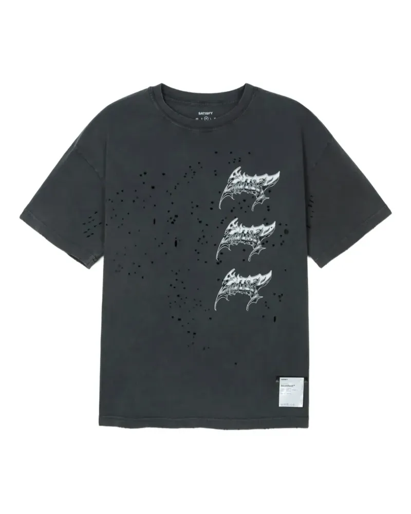 Satisfy graphic T-shirt - Schwarz Schwarz