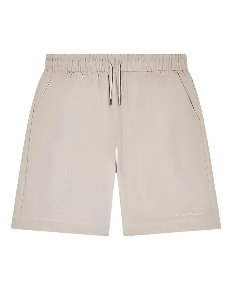 Emporio Armani Shorts aus Leinen mit Kordelzug - Nude Nude