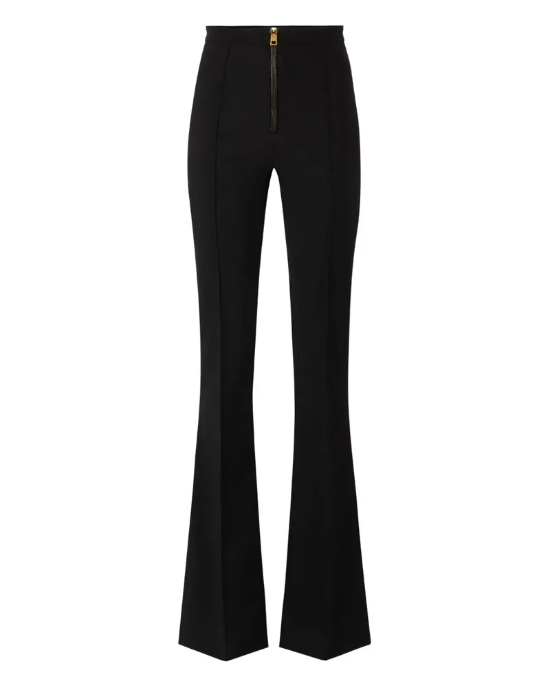 Elisabetta Franchi Hose mit Reißverschluss - Schwarz Schwarz