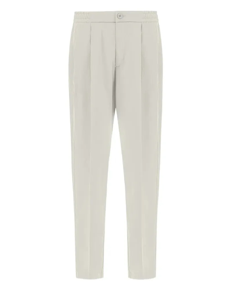 Herno Straight-Leg-Hose mit Falten - Nude Nude