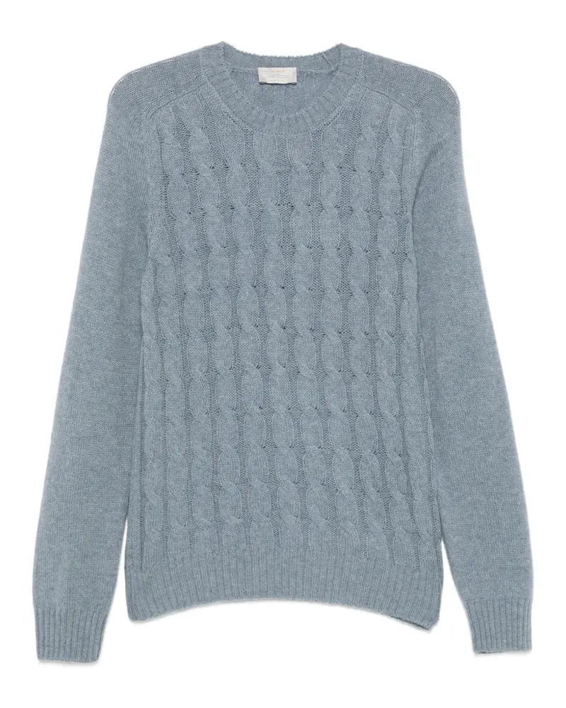 Gran Sasso cable-knit sweater - Blau Blau
