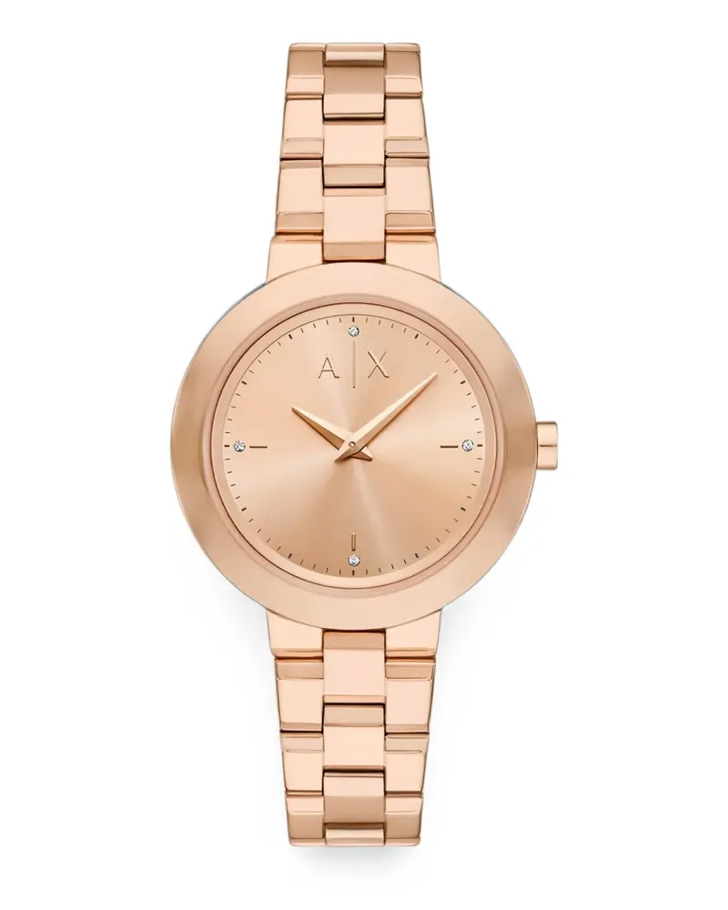 Armani Exchange Jackie Armbanduhr mit Kristallen 36mm - Rosa Rosa