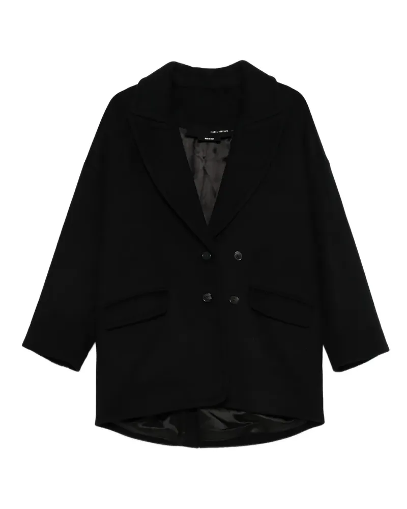 Isabel Benenato double-breasted coat - Schwarz Schwarz