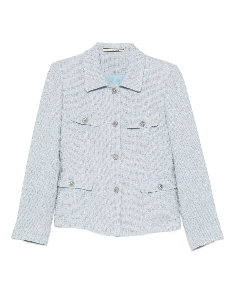 Tagliatore India embellished jacket - Blau Blau