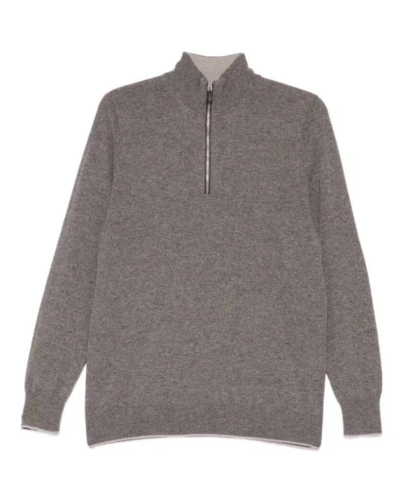 N.Peal Carnaby Pullover - Grau Grau