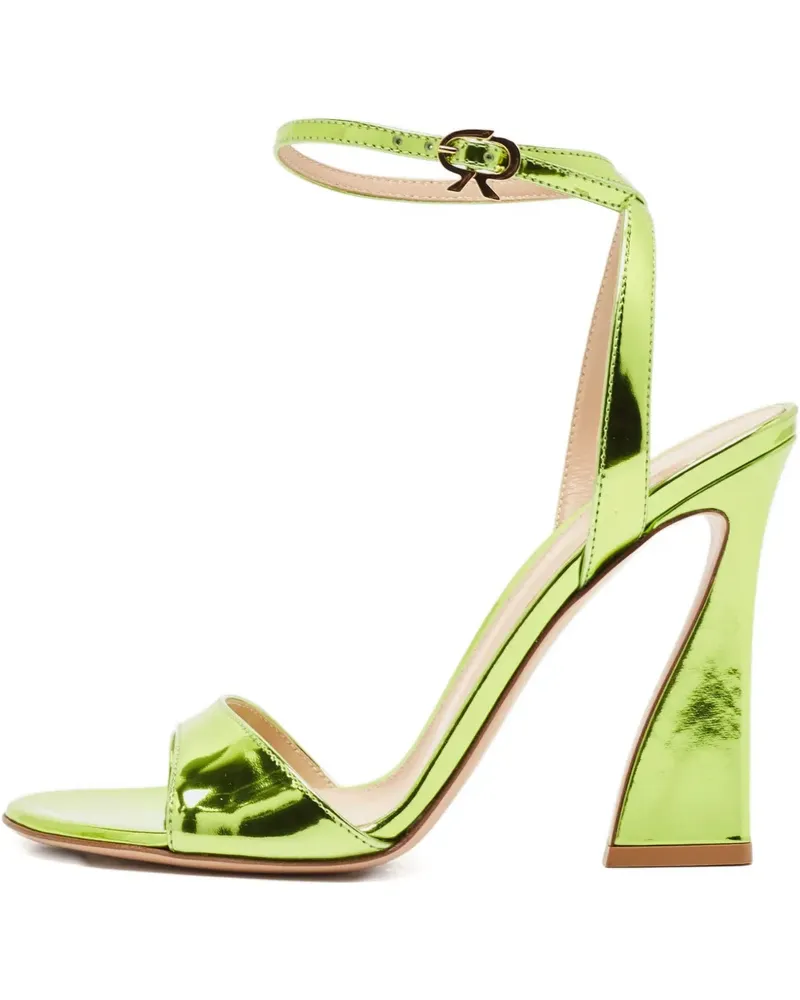 Gianvito Rossi Aura Sandalen aus Lackleder 115mm - Grün Grün