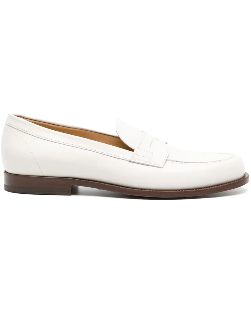 Scarosso Klassische Penny-Loafer - Weiß Weiß