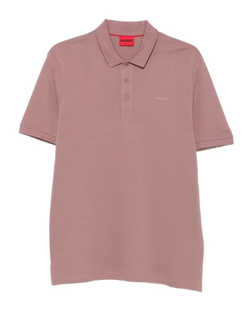 HUGO BOSS Poloshirt mit Logo-Print - Rosa Rosa