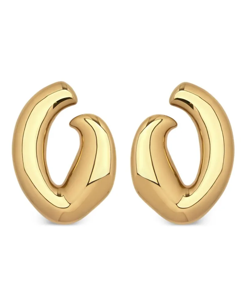 Oscar de la Renta Große O-Ohrstecker Gold