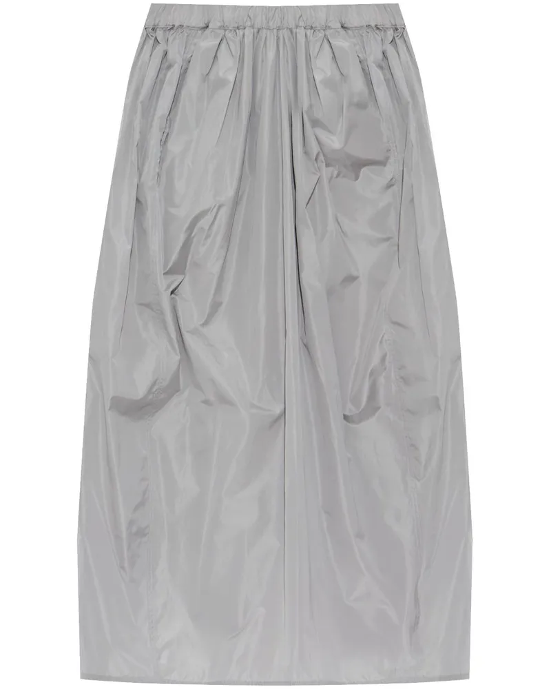 Fabiana Filippi Midirock mit Faltendetail - Grau Grau