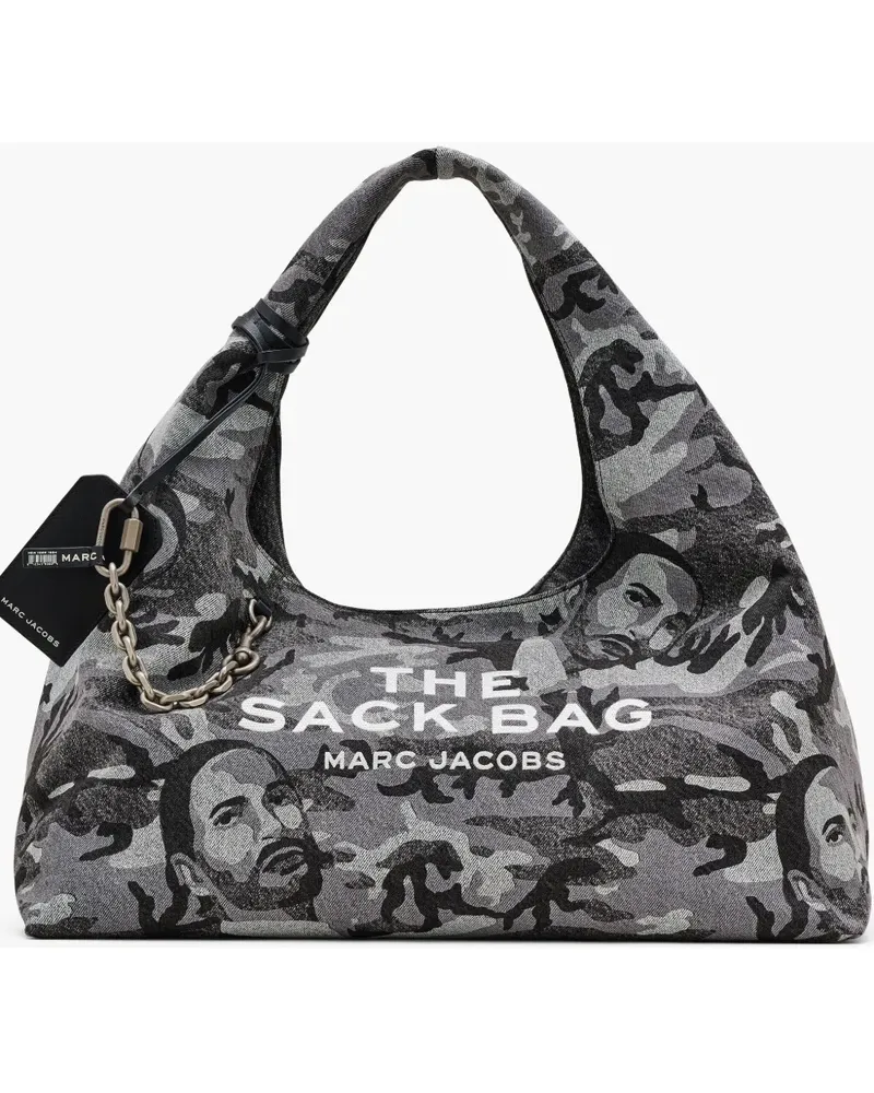 Marc Jacobs The Marc Camo Sack Tasche - Grau Grau