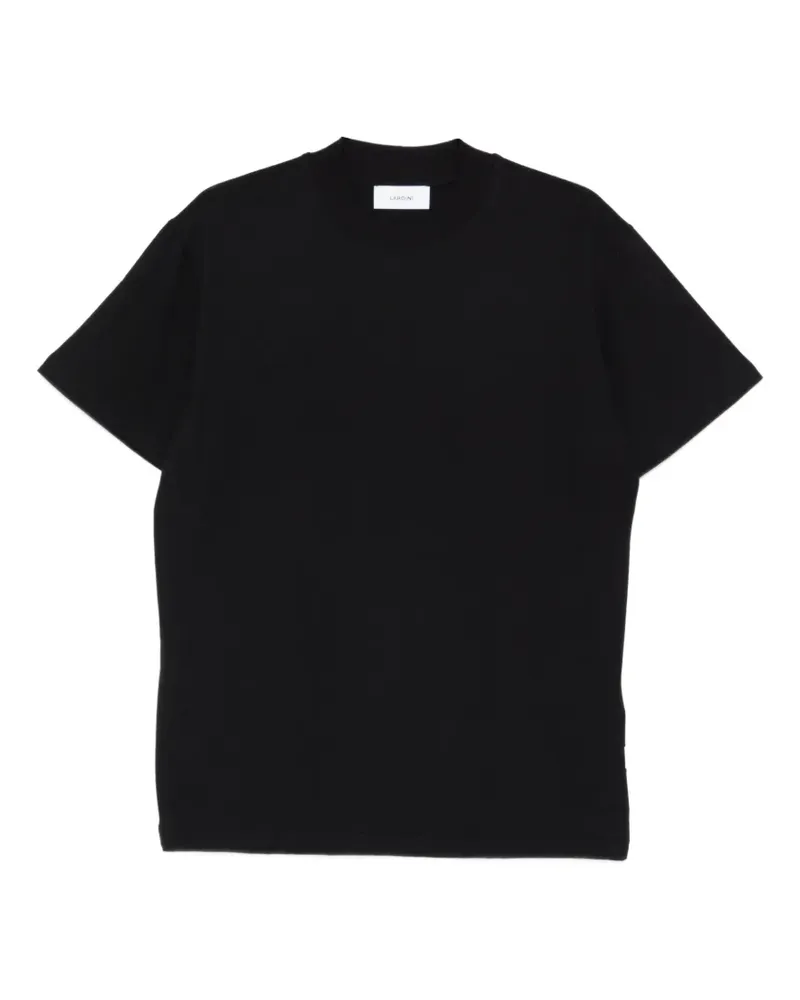 LARDINI T-Shirt mit rundem Ausschnitt - Schwarz Schwarz