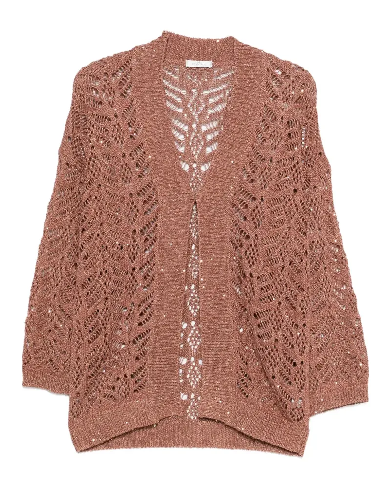 PANICALE Cashmere V-neck cardigan - Braun Braun