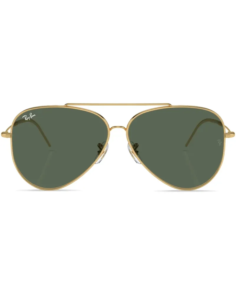 Ray Ban Aviator Reverse Pilotenbrille - Gold Gold