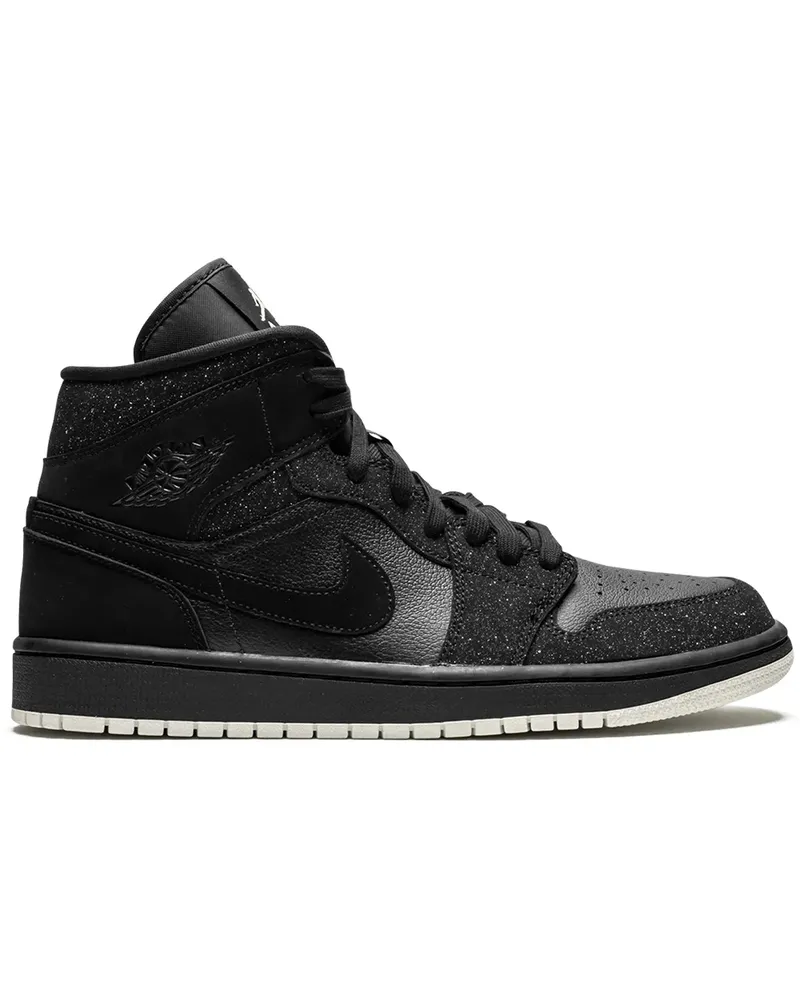Jordan Air  1 Mid' Sneakers - Schwarz Schwarz