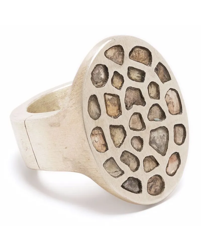 Parts Of Four Sistema Ring mit einem Diamanten - Grau Grau