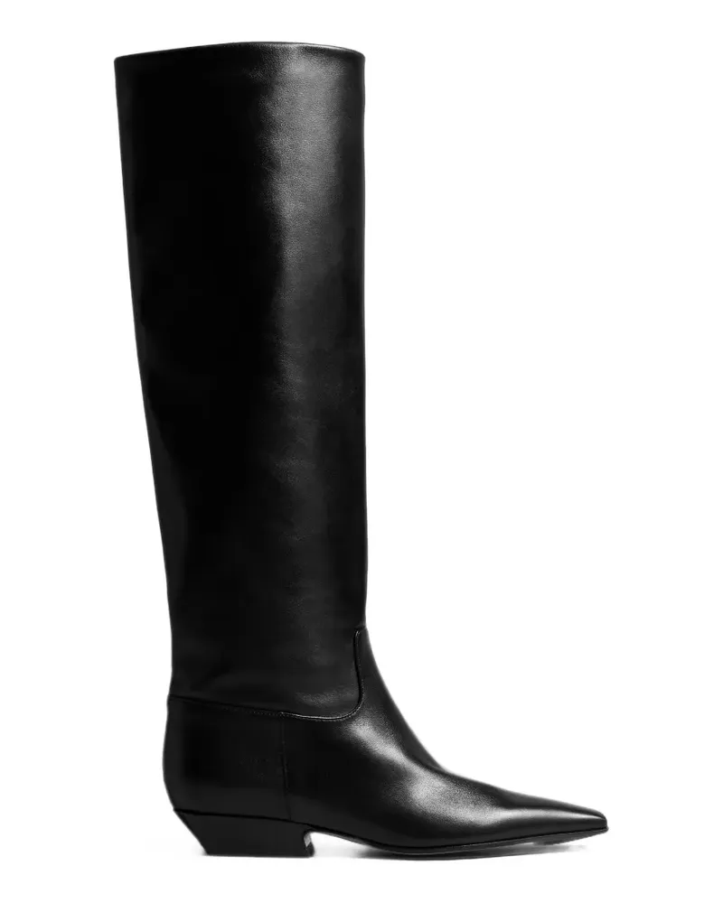 KHAITE The Marfa Stiefel - Schwarz Schwarz