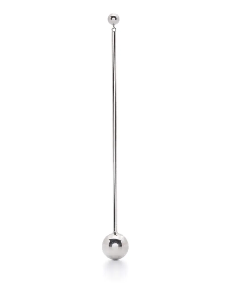 Maria Black Einzelner Duster Ohrring - Silber Silber