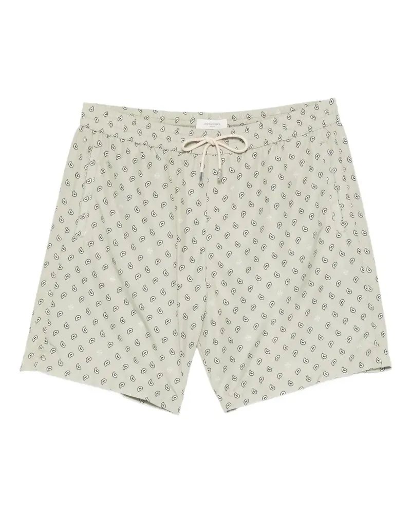 Jacob Cohën paisley swim shorts - Grün Grün
