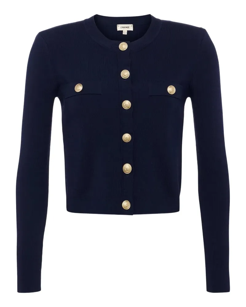 L'Agence Toulouse Cardigan - Blau Blau