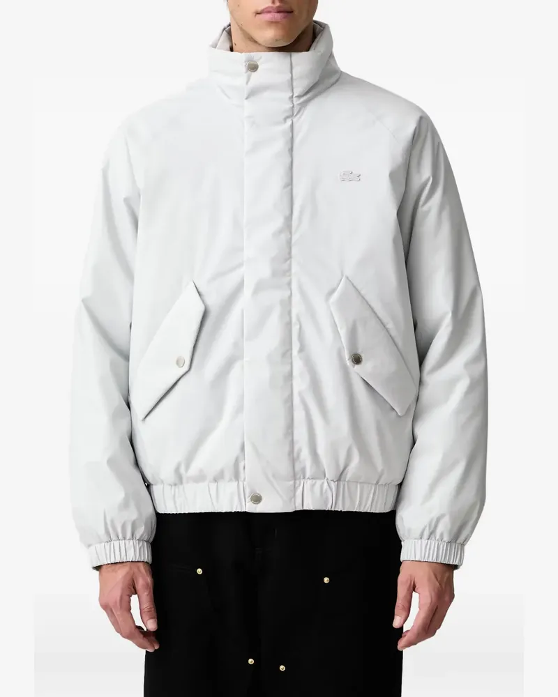 Lacoste Wasserabweisende Steppjacke - Grau Grau