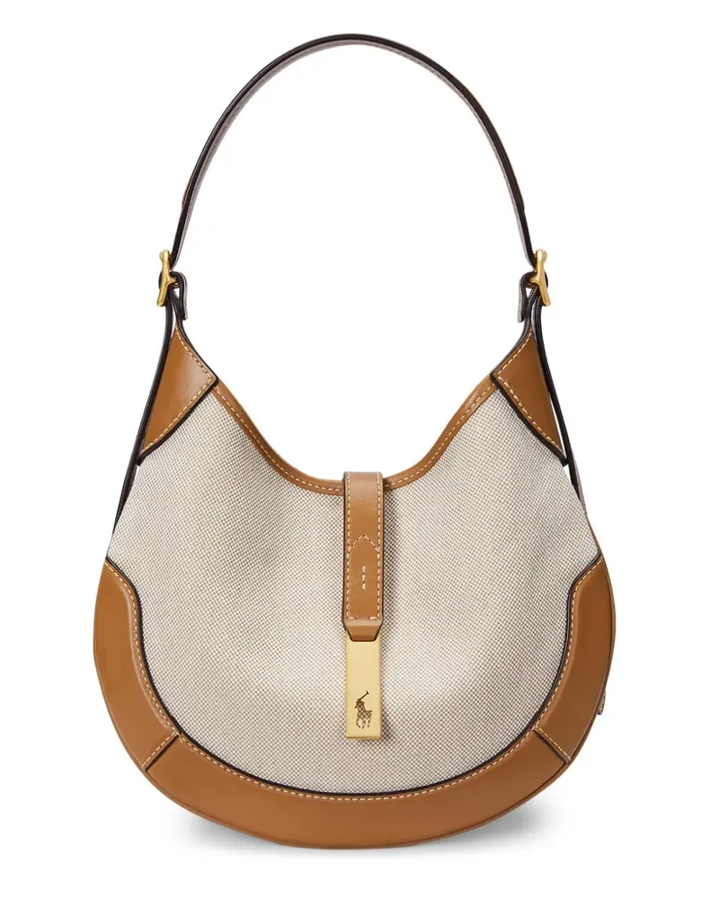 Ralph Lauren Kleine Schultertasche - Nude Nude