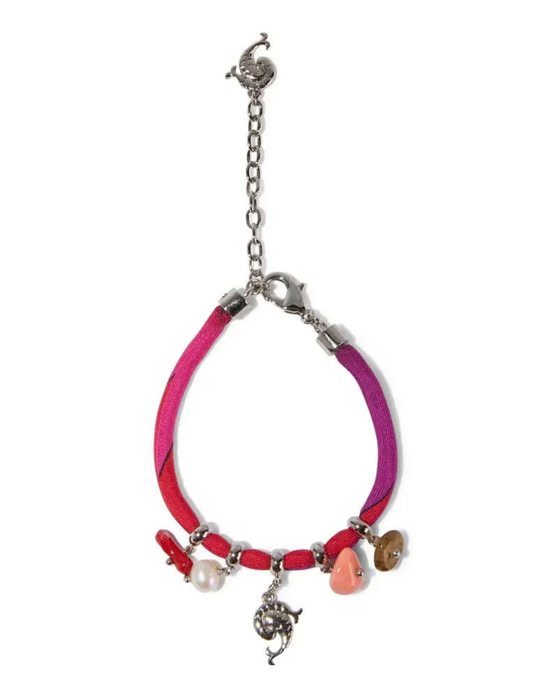 Emilio Pucci Armband aus Seide - Rot Rot