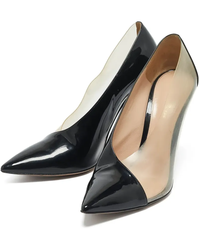Gianvito Rossi Pumps aus Lackleder 115mm - Schwarz Schwarz